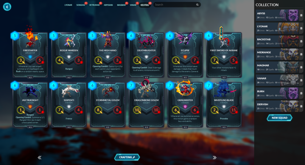 Duelyst Collection